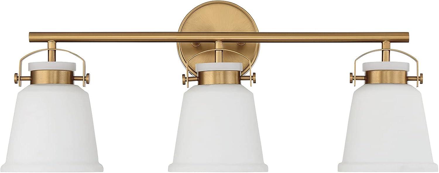 Savoy House Kaden 3 - Light Vanity in  Warm Brass