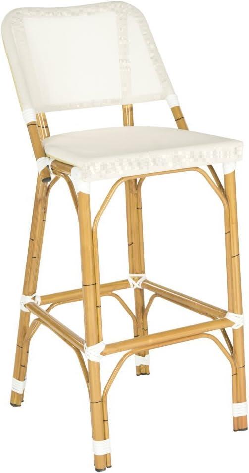 Deltana Bar Stool Brown (Indoor/Outdoor)  - Safavieh