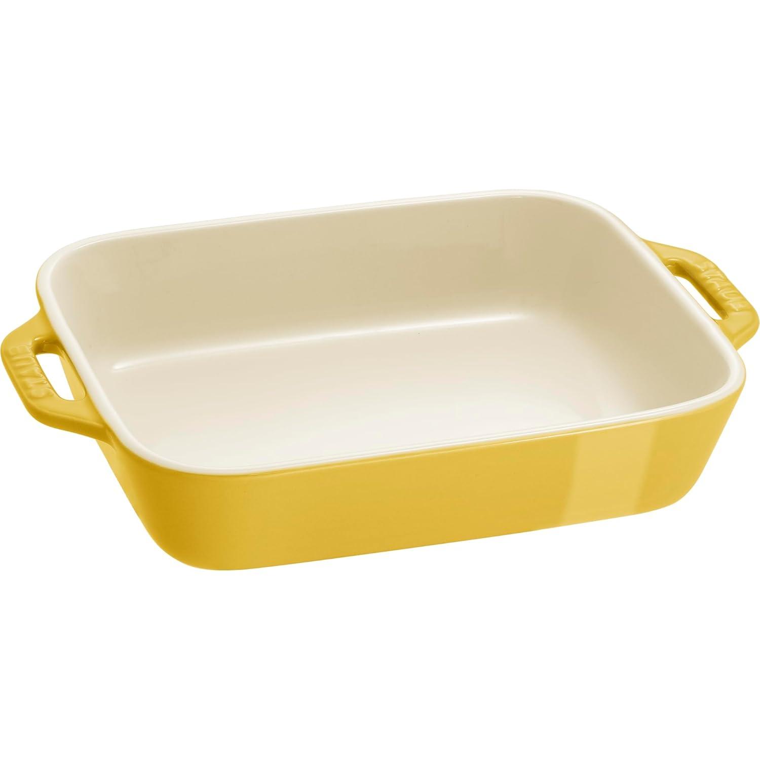 Staub ® Citron Rectangular Bakers, Set of 2