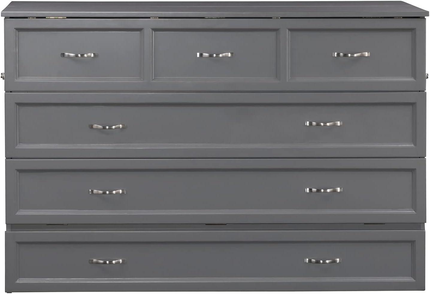 Queen Deerfield Murphy Bed Chest - AFI