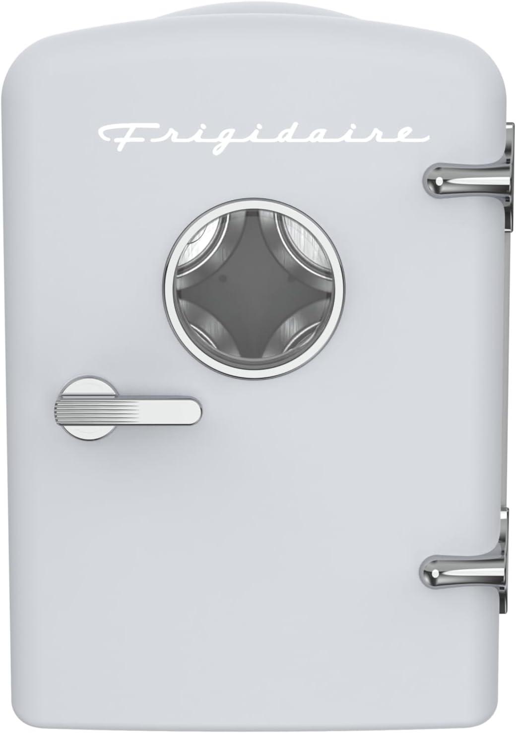 Frigidaire® 0.5-Cubic-Foot Retro Portable Mini Fridge (White)