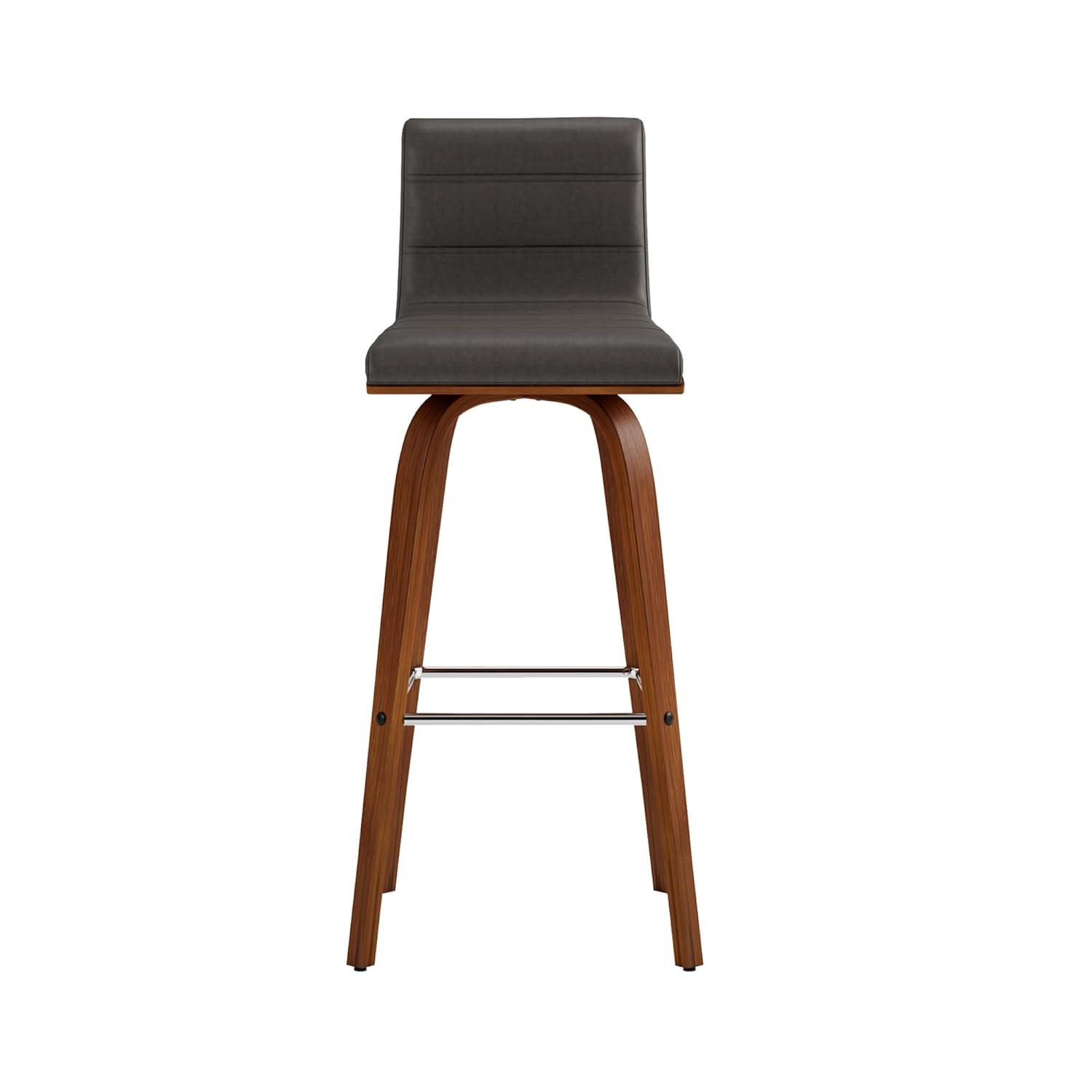 30" Vienna Faux Leather Barstool - Armen Living