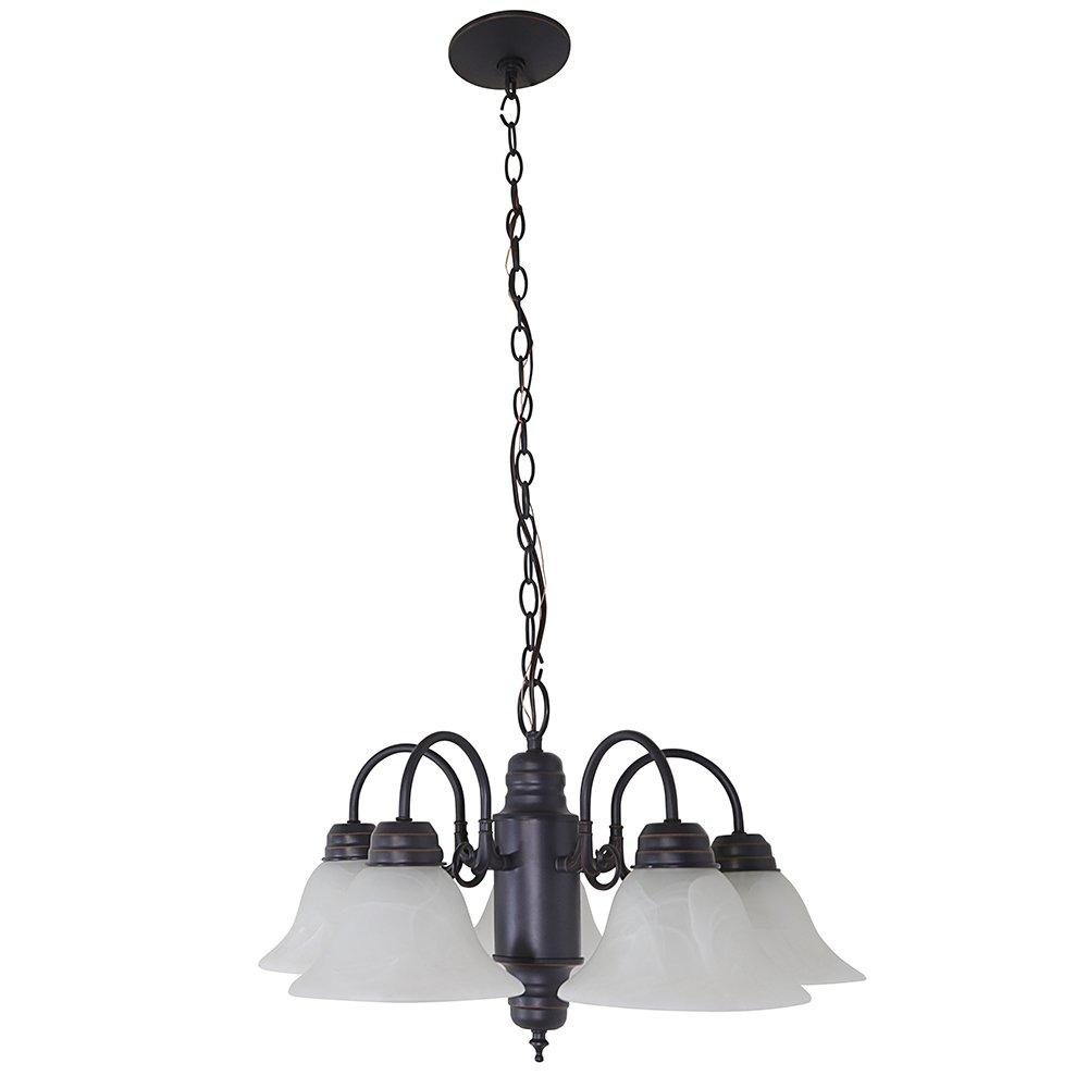 Design House Willowdale Pendant Light Fixture - Traditional Alabaster Glass Bowl Shade for Kitchens, Foyers, Dining Rooms - Adjustable Height Pendant Light Fixture - Satin Nickel, 589747