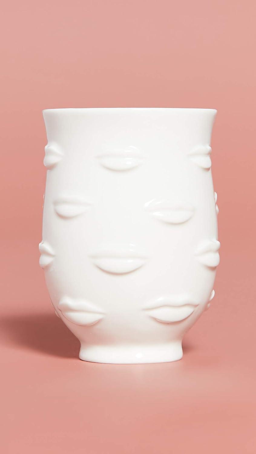 Gala White Ceramic Embossed Everyday Mug