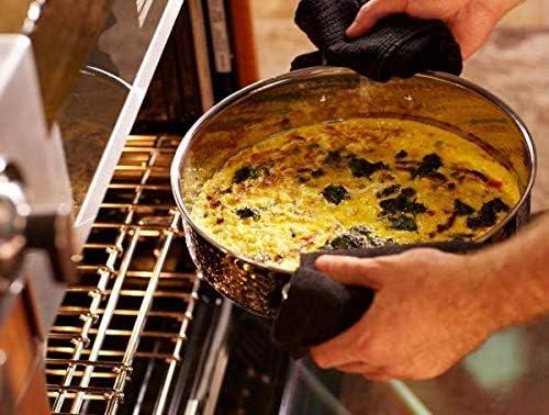 Lagostina Q5542364 Martellata Tri-ply Hammered Stainless Steel Copper Dishwasher Safe Oven Safe Saucepan Cookware, 2-Quart, Copper