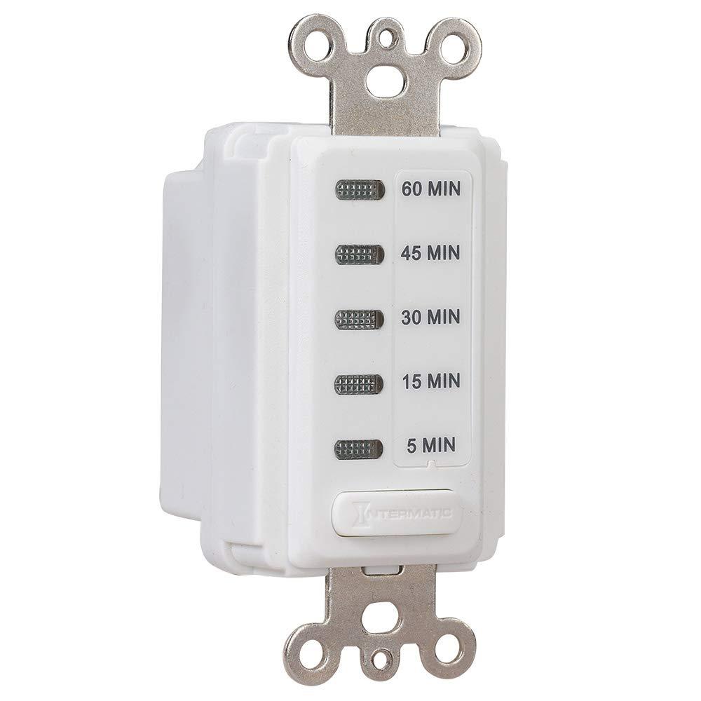 White Electronic In-Wall Countdown Auto-Off Timer