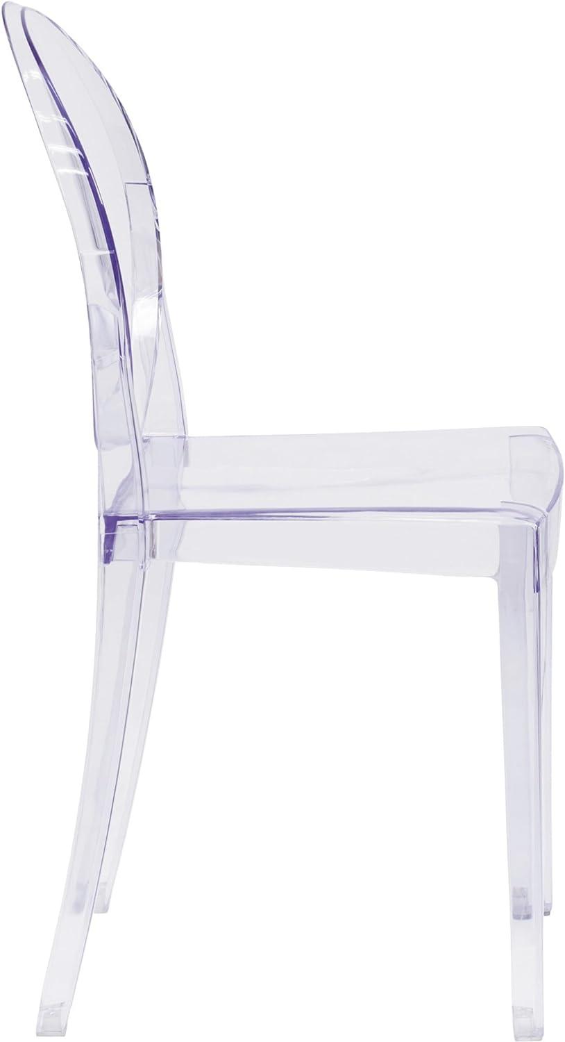 Cheryl Clear Transparent Plastic Side Chair