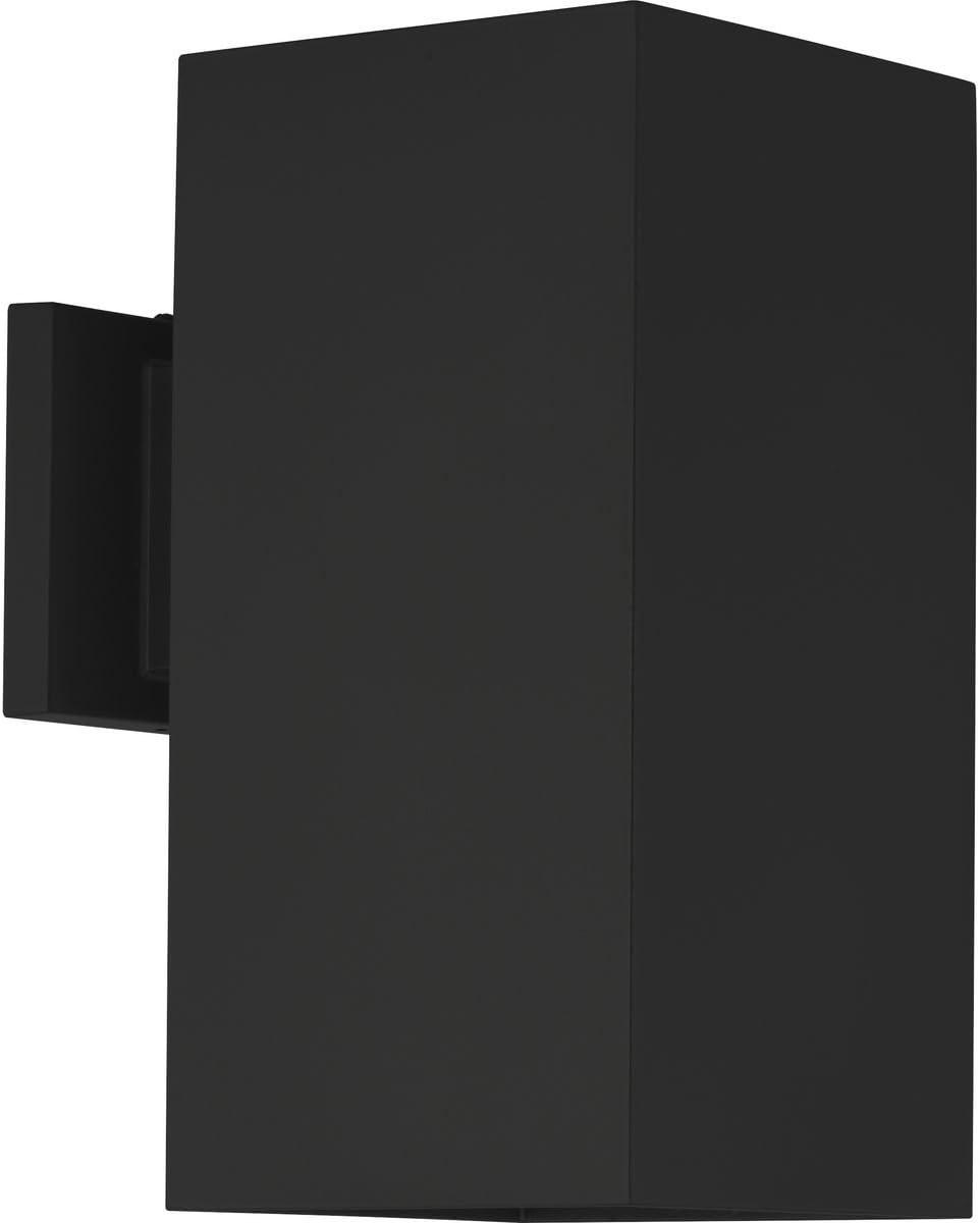 Progress Lighting, Crawford, 1-Light, Outdoor Wall Light, Antique Bronze, Aluminum, Wet Rated, 6" Square, Halogen