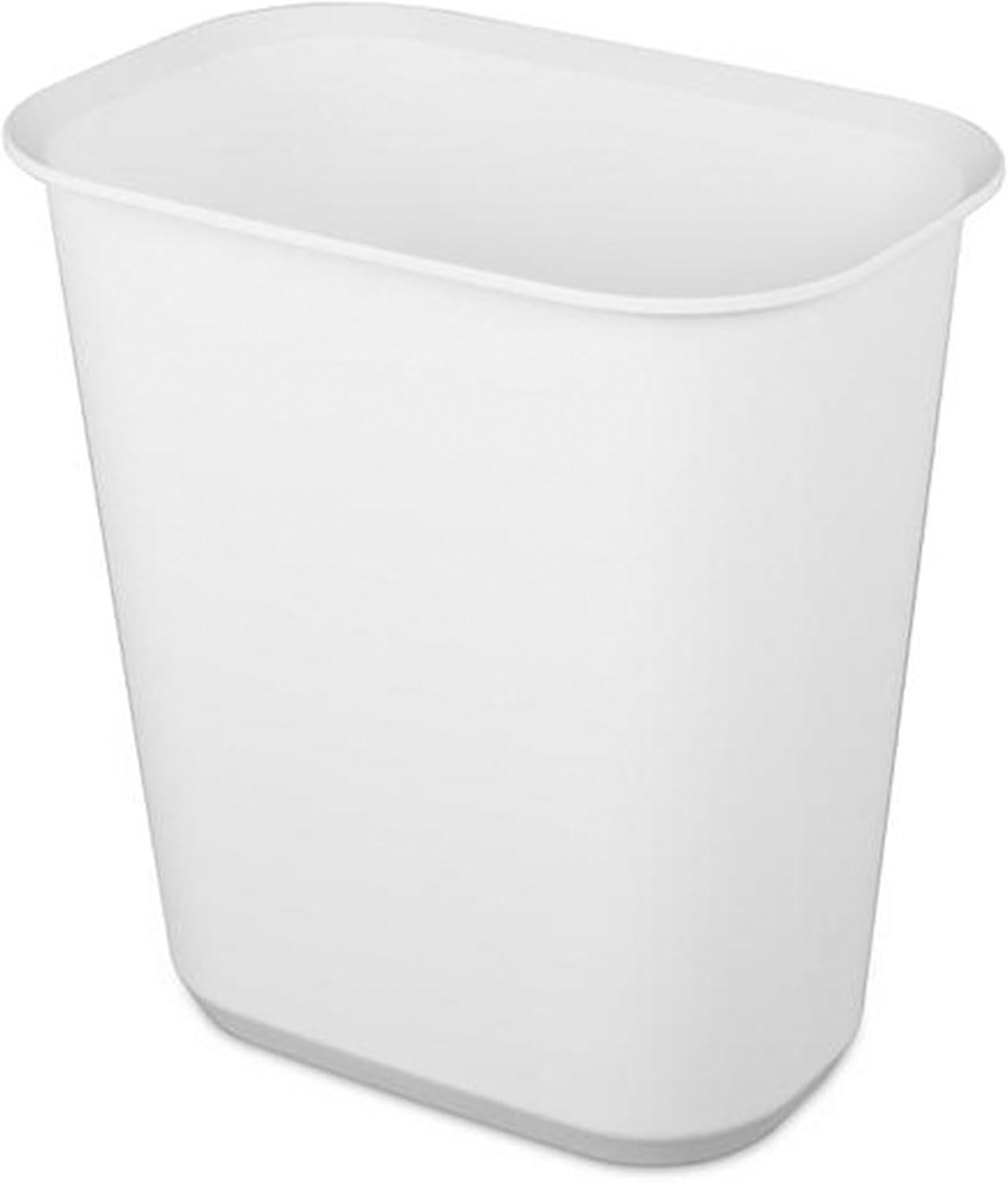 Sterilite Sterilite Rectangular Wastebasket Open Top Trash Bin, 6 Pack (Set of 6)