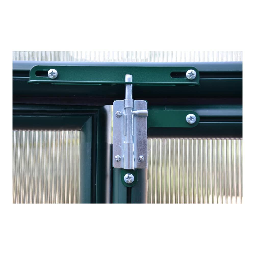 Palram - Canopia Grand Gardener 8' x 16' Clear Walk-In Greenhouse - Green - with 3 Roof Vents