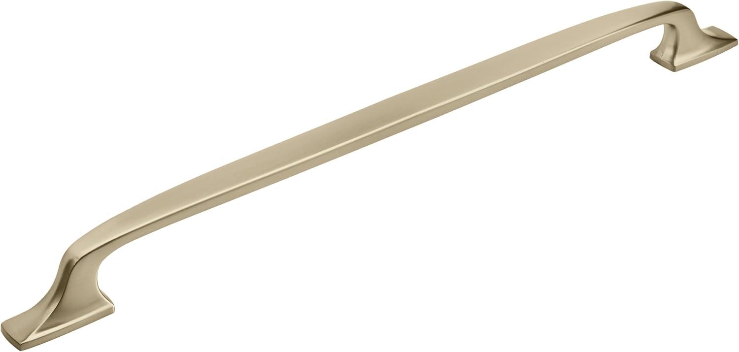 Amerock Highland Ridge 18 inch (457mm) Center-to-Center Golden Champagne Appliance Pull