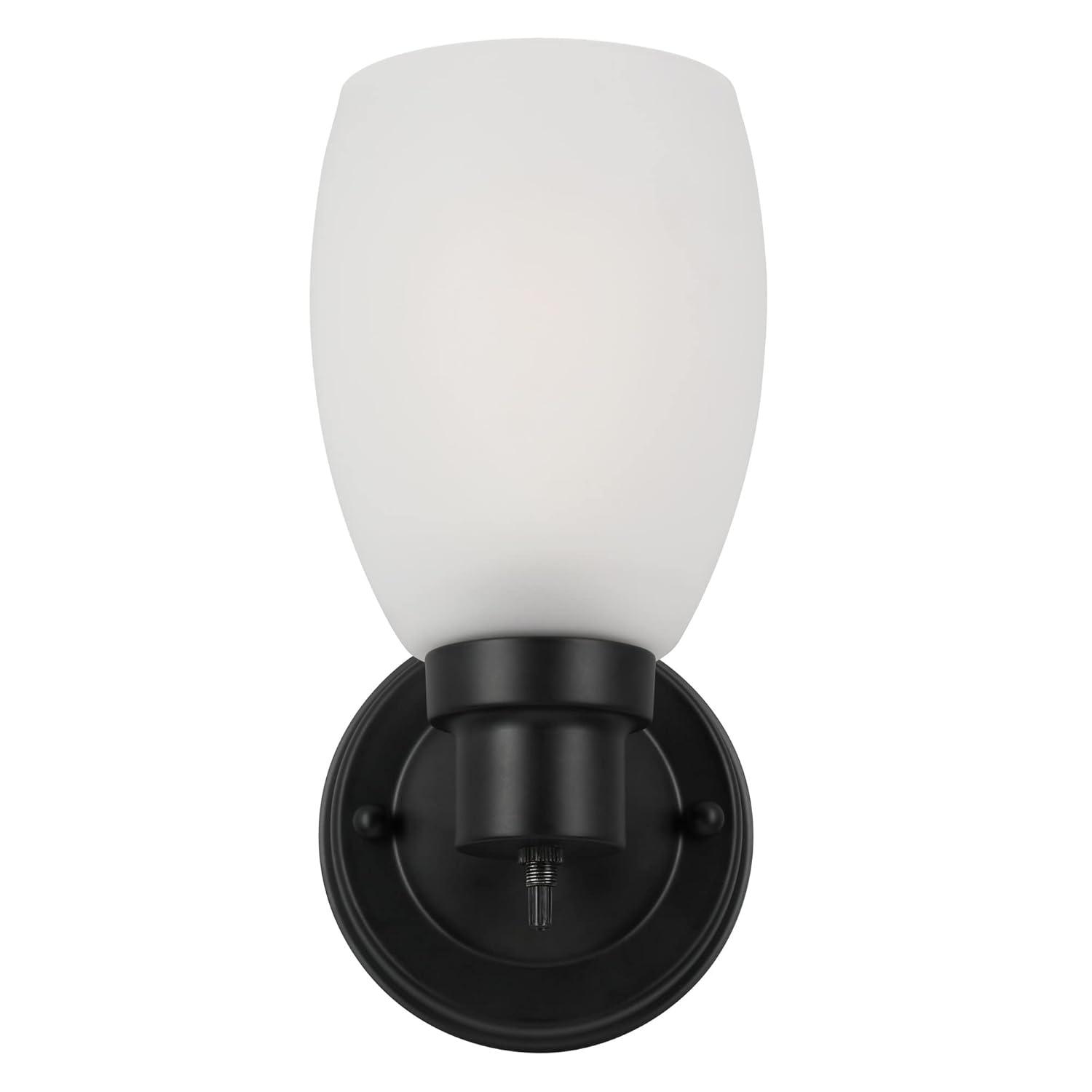 Design House Lydia Wall Light in Matte Black