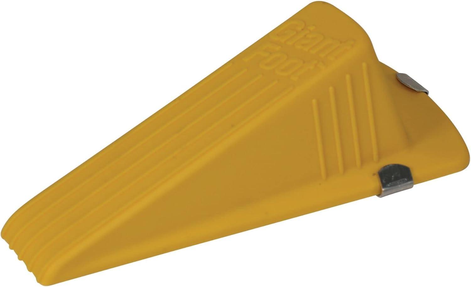 Fluorescent Yellow Magnetic Rubber Doorstop Wedge