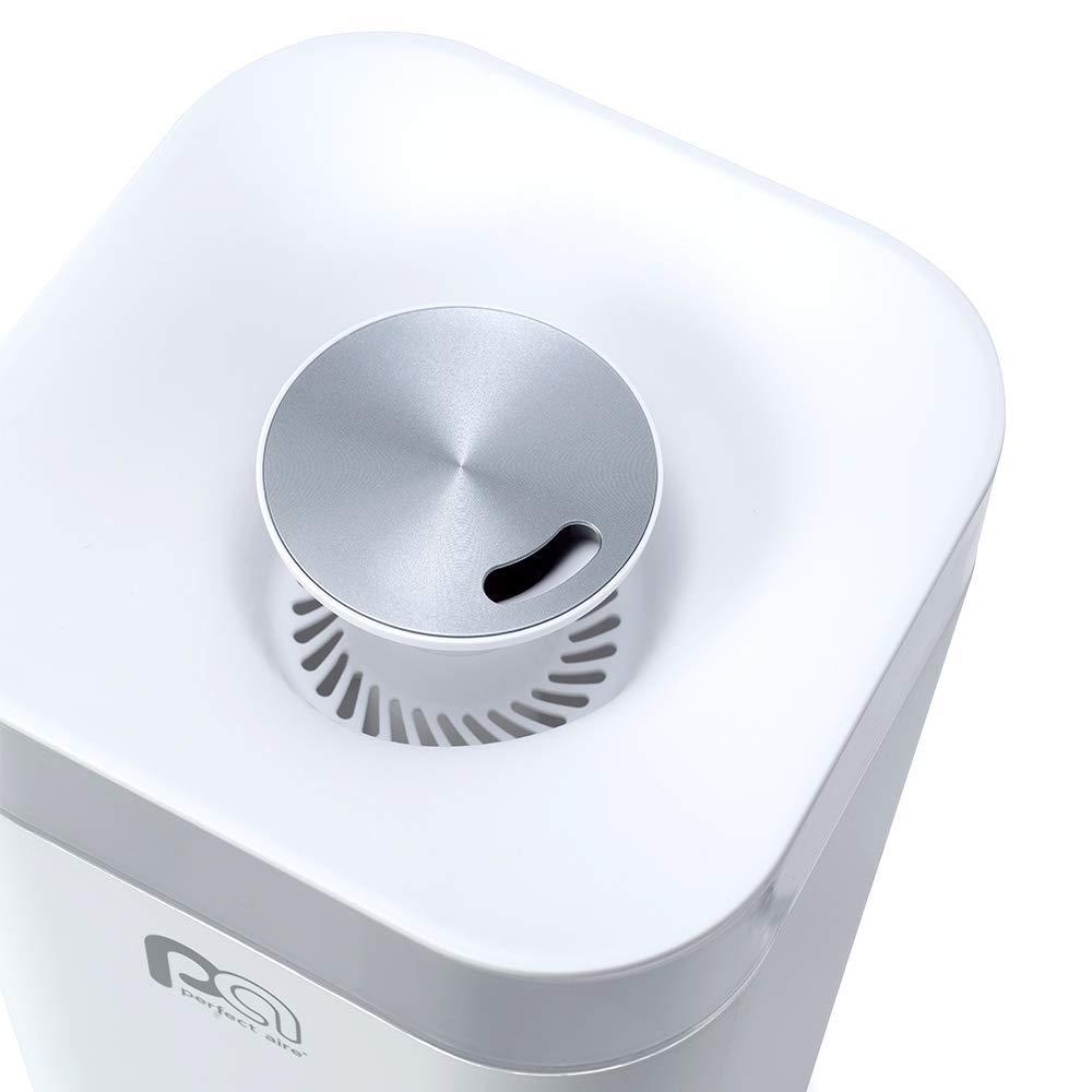 1.32 Gallon White Ultrasonic Cool Mist Humidifier with Night Light