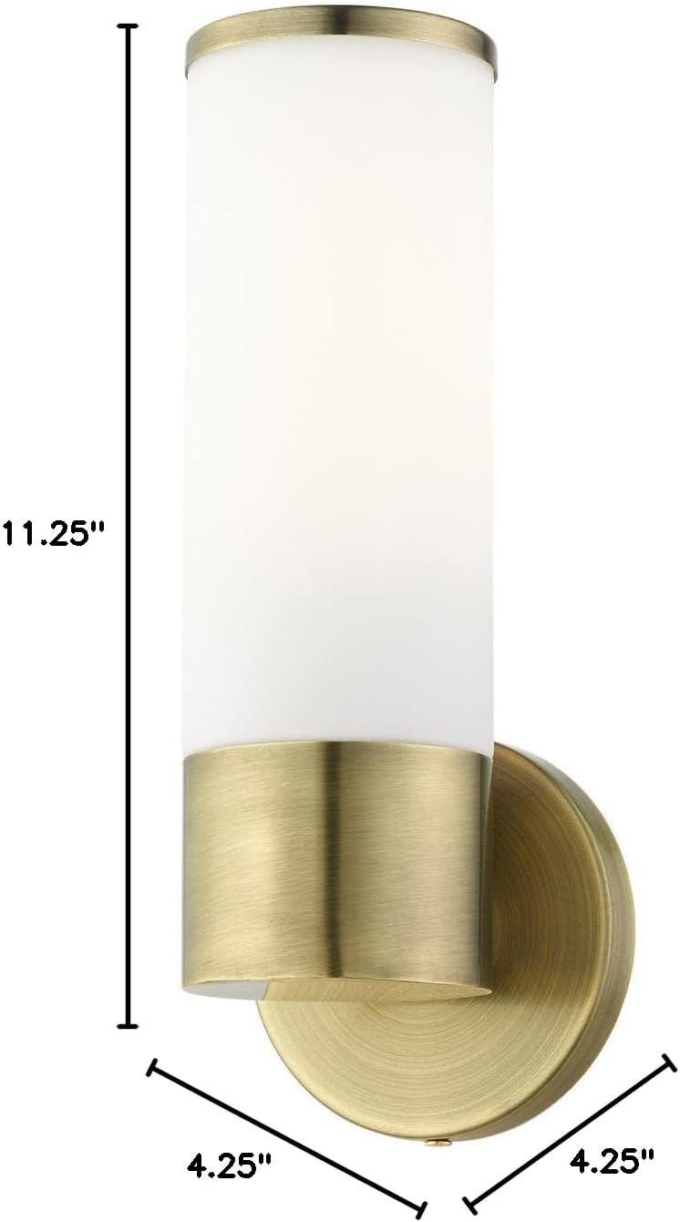 Livex Lighting Lindale 1 - Light Sconce in Antique Brass