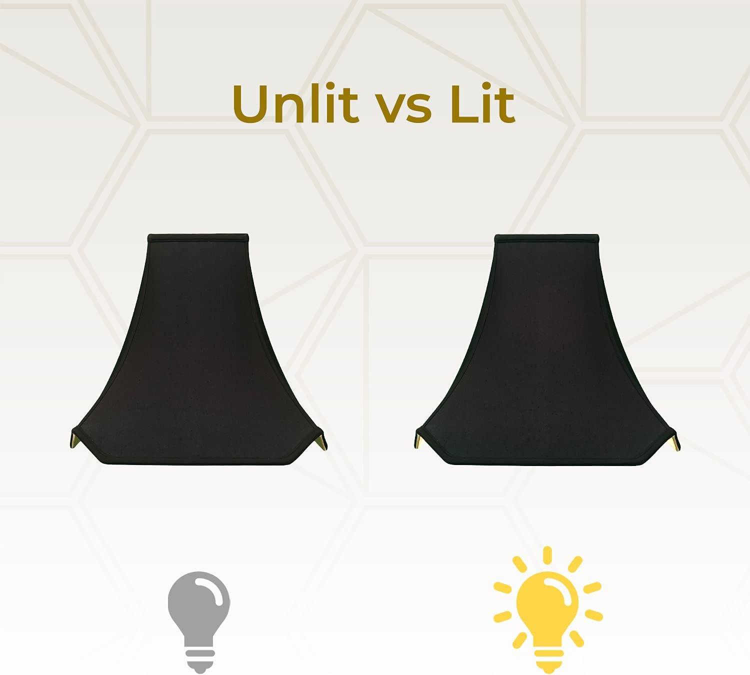 Royal Designs Pagoda Basic Lamp Shade, Eggshell, 4 x 10 x 9