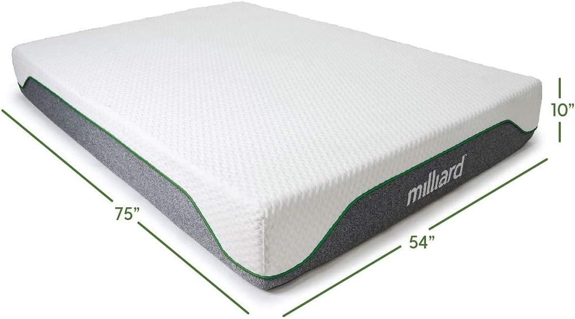 DreamFlex 10" Full Memory Foam Mattress with Hypoallergenic Cover