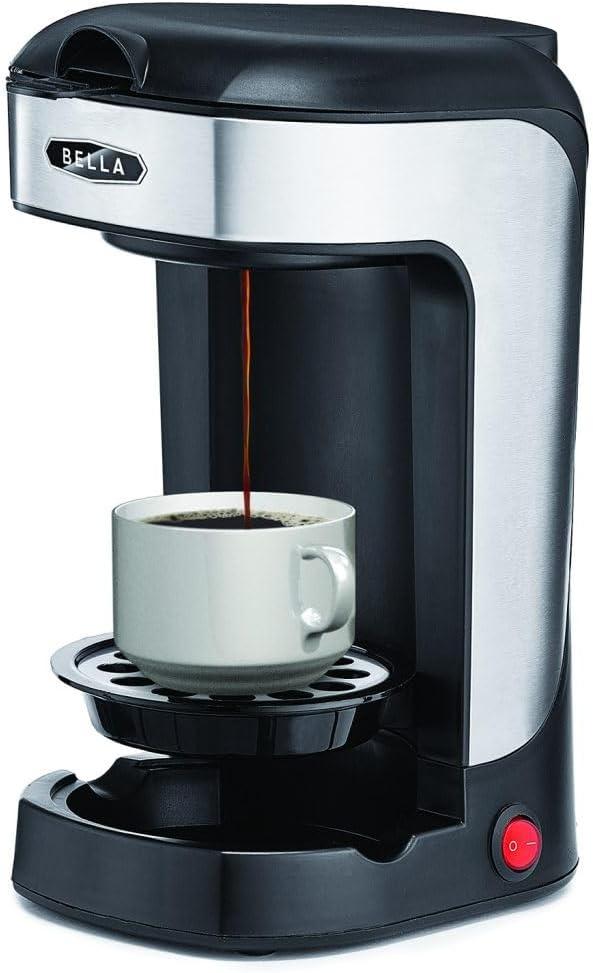 BELLA Single Scoop Coffee Maker, Black