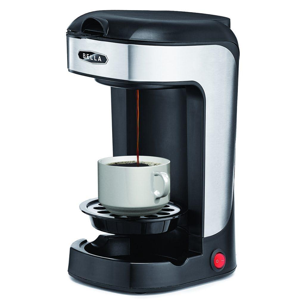 BELLA Single Scoop Coffee Maker, Black