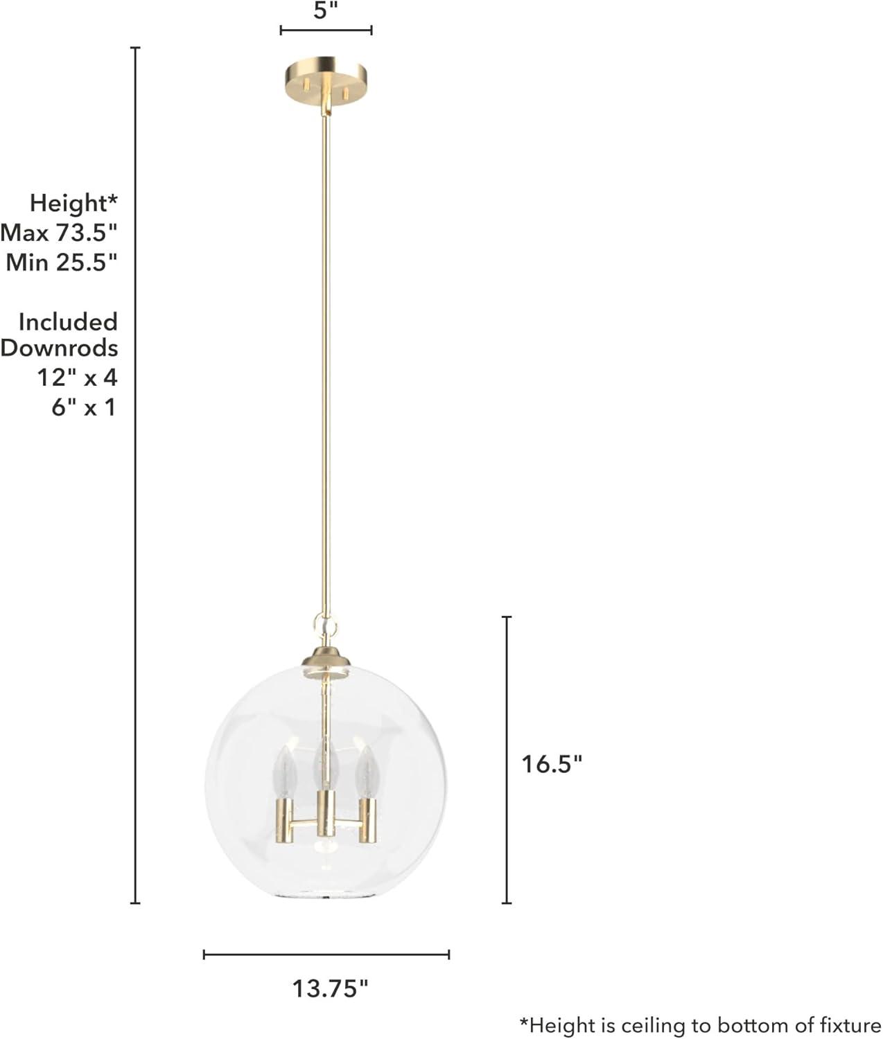 High Oaks 3 Light Globe Pendant