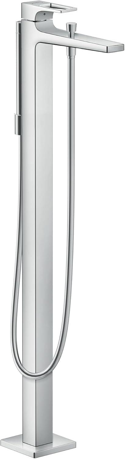 Metropol Single Handle Deck Mounted Freestanding Tub Filler Trim with Hand Shower