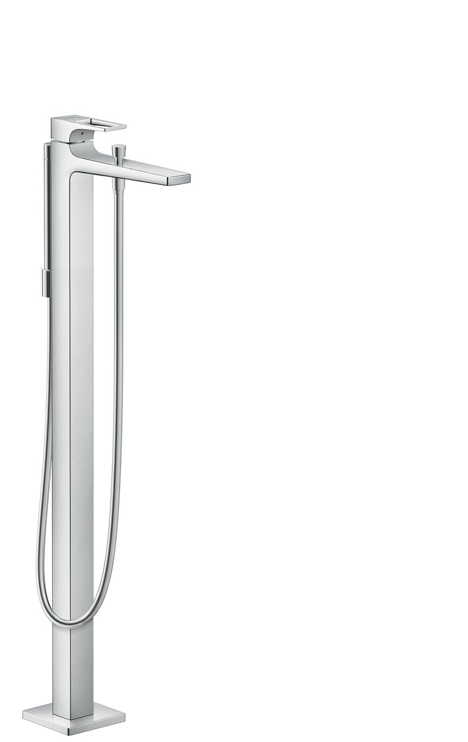 Metropol Single Handle Deck Mounted Freestanding Tub Filler Trim with Hand Shower