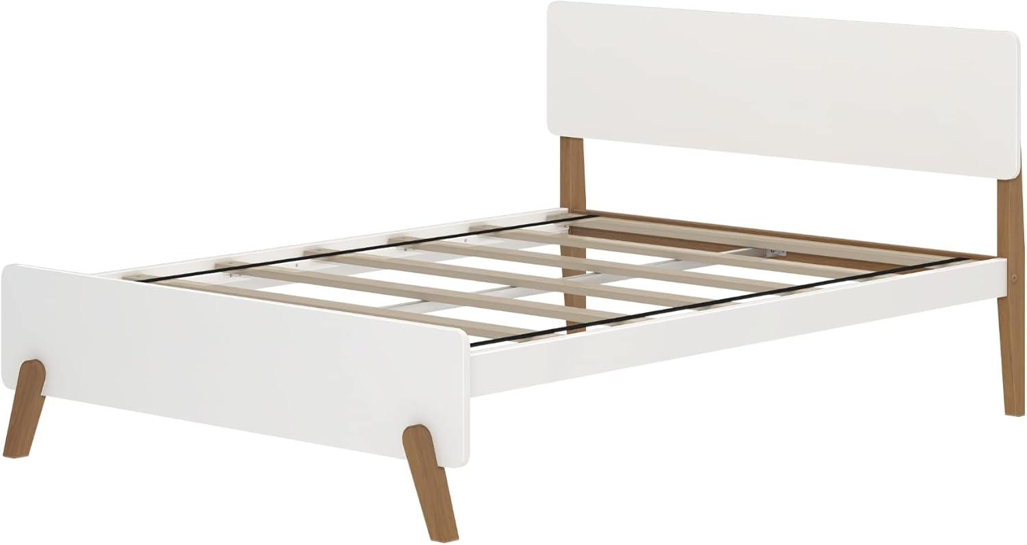 Max & Lily Mid-Century Modern Full-Size Panel Bed