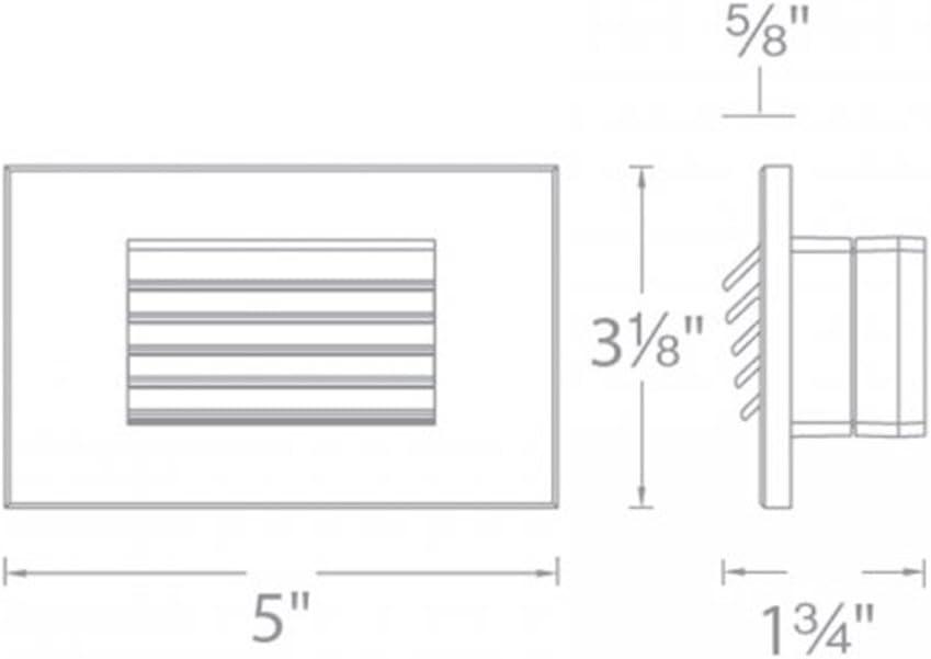 Integrated LED Metal Step Light
