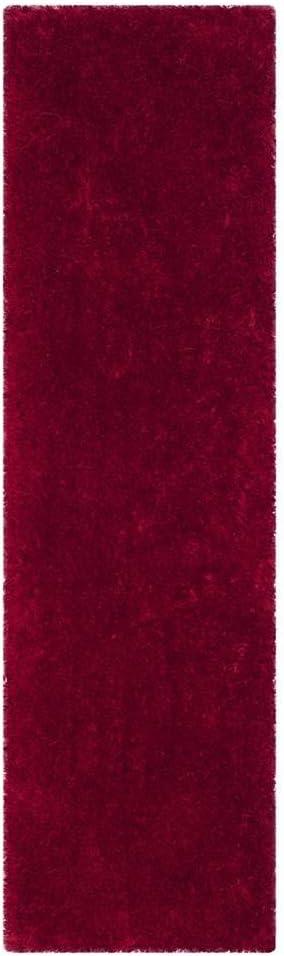 Luxe Shag SGX160 Hand Tufted Indoor Area Rug - Red - 8'x10' - Safavieh