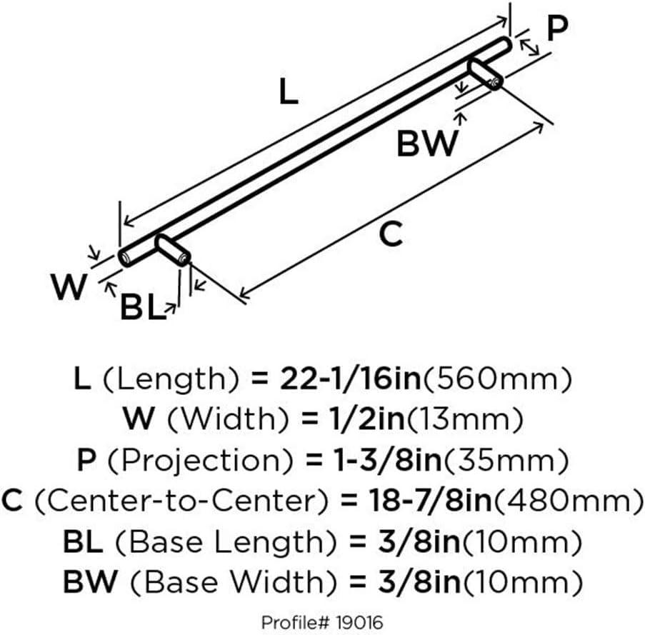 Bar Pulls Center to Center Bar Pull