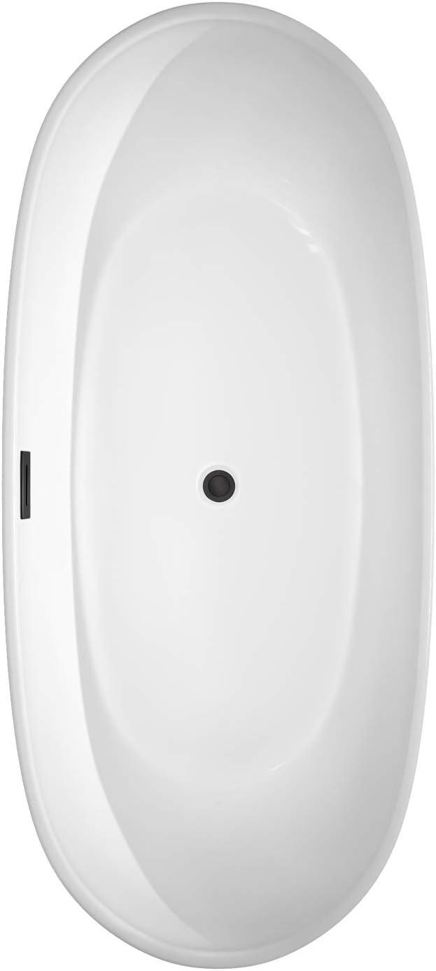 Rebecca 70'' x 32'' Freestanding Soaking Acrylic Bathtub