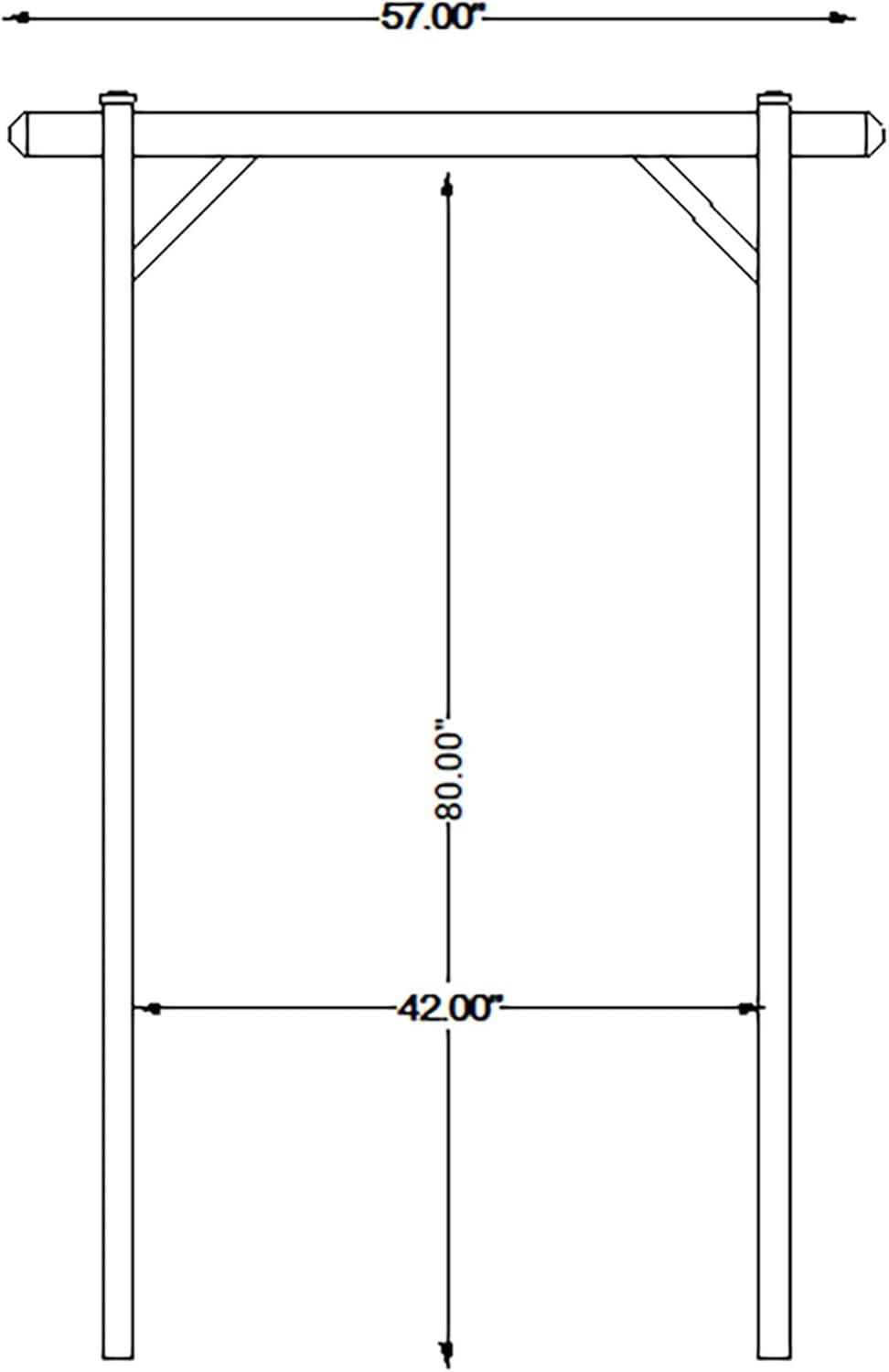 White Vinyl Garden Arbor with Lattice Sides