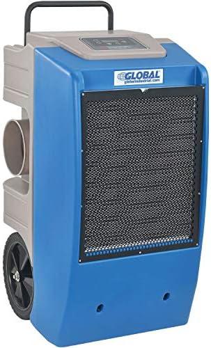 Commercial Blue and Gray Industrial Dehumidifier with Pump