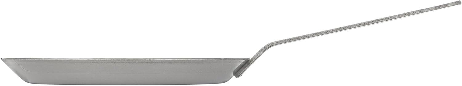 9.5-Inch Gray Carbon Steel Crepe Pan with Iron Handle