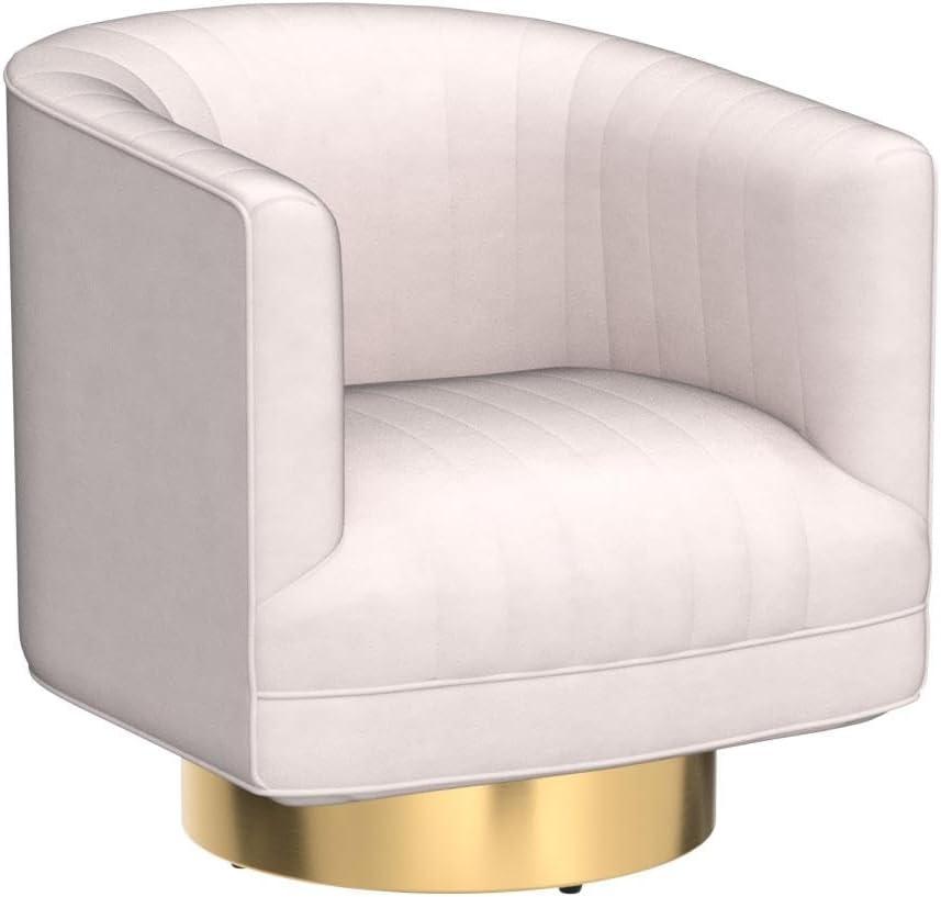 Josephine Swivel Barrel Chair  - Safavieh