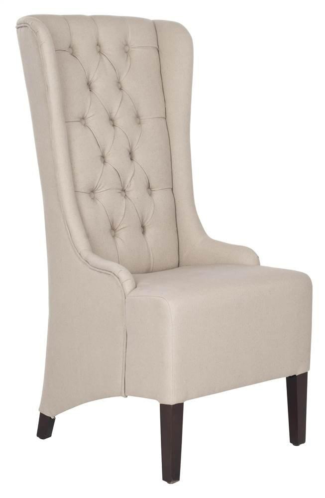 Becall 20"H Dining Chair - Taupe - Safavieh