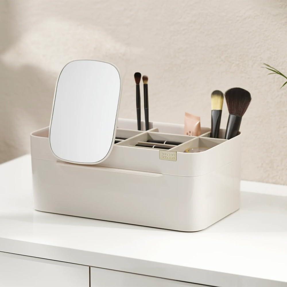 Joseph Joseph Joseph Joseph Viva Makeup Organizer with Pedestal Mirror