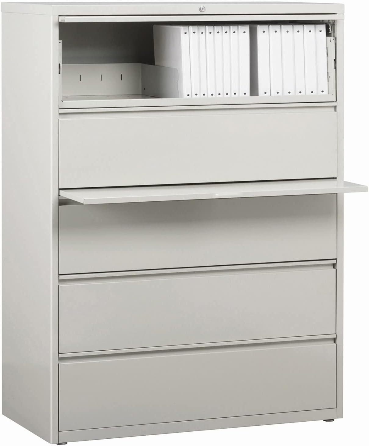 Fortress 42'' Wide 5 -Drawer Steel File Cabinet