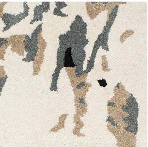 Bella BEL117 Hand Tufted Accent Rug - Ivory/Grey - 2'6"x4' - Safavieh.