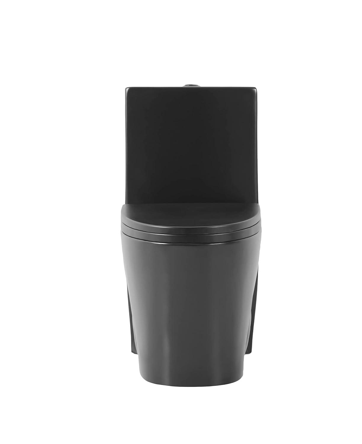 Dual-Flush Elongated One-Piece Toilet with High Efficiency Flush