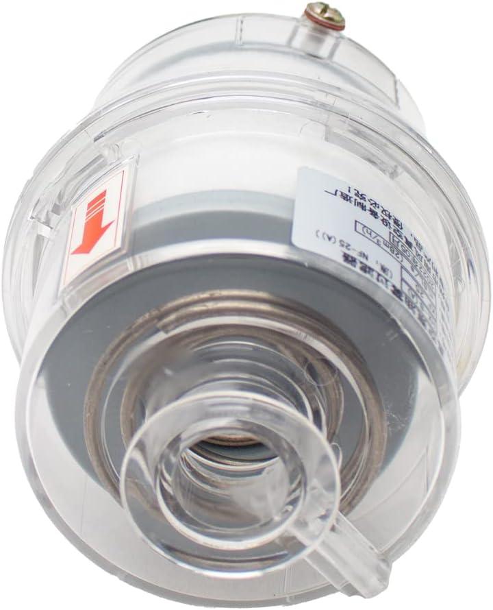 Clear Plastic Oil Mist Filter for Vacuum Pump KF25 Interface