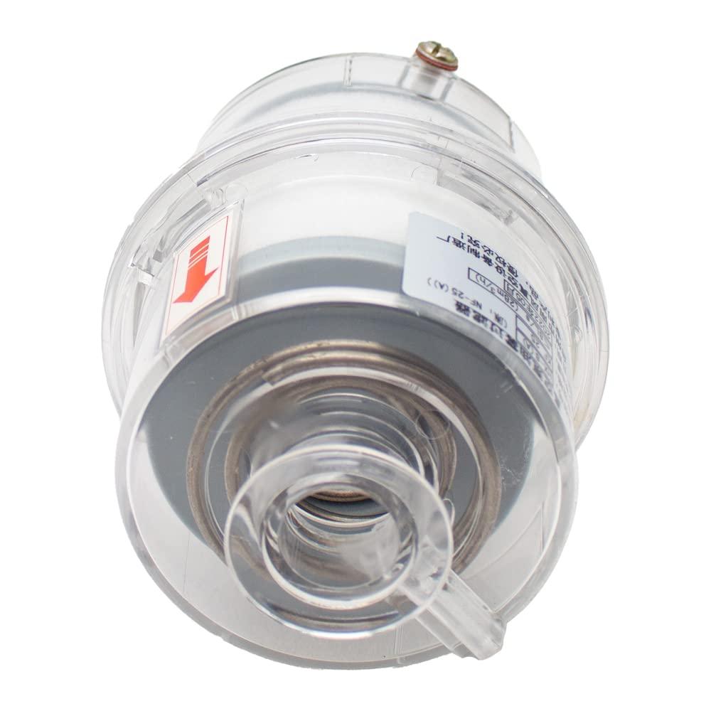 Clear Plastic Oil Mist Filter for Vacuum Pump KF25 Interface
