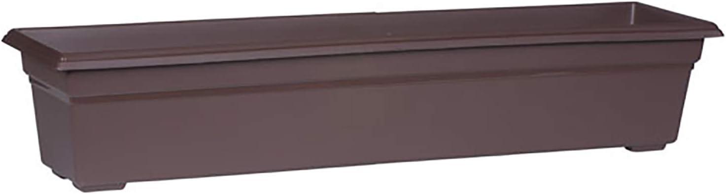 Countryside Matte Brown 30" Novelty Flower Box Planter