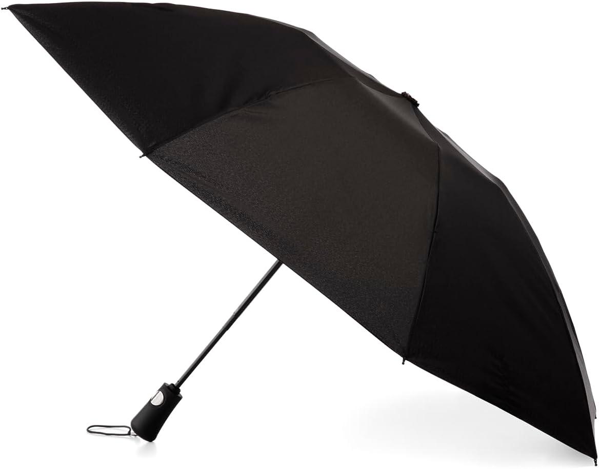 Totes Foldable Compact Umbrella - Black