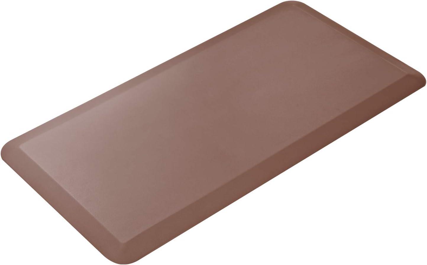 Cook N Home Anti Fatigue Floor Mat - 3/4 Inch Thick Perfect Kitchen Mats for Floor, Standing Desk Mat - Comfort at Home, Office, Garage -Durable - Stain Resistant - Non-Slip Bottom (39 x 20", Brown)