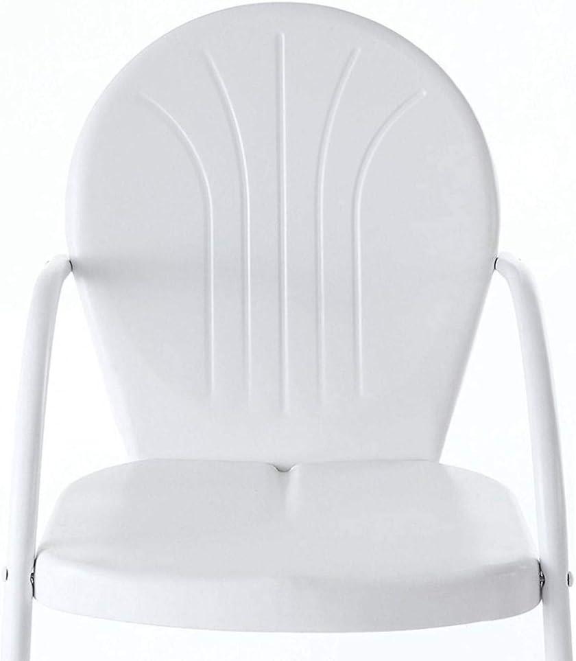 Crosley Furniture  GriffithMetal Chair - White Finish