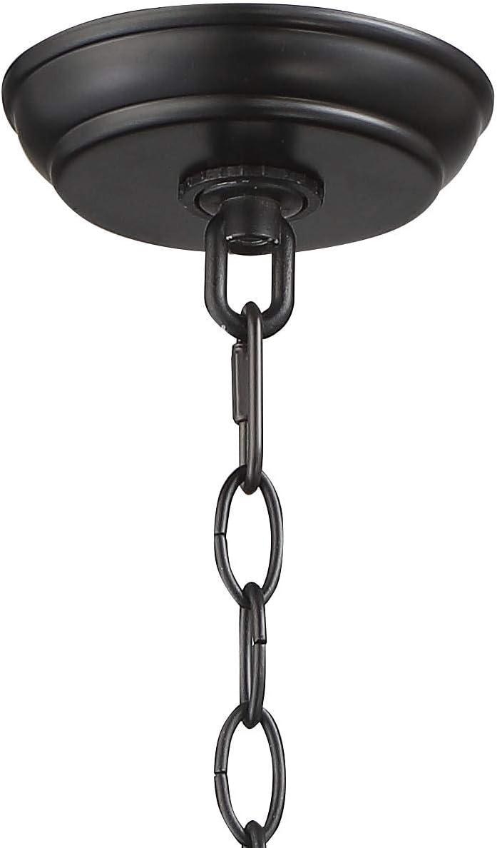 Rockford Rustic Farmhouse Black Iron Outdoor Hanging Light with Clear Beveled Glass