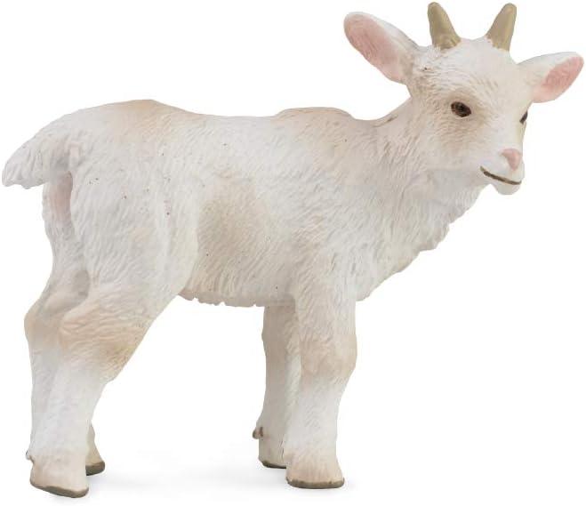 Breyer Animal Creations CollectA Farm Life Collection Miniature Figure | Standing Goat Kid