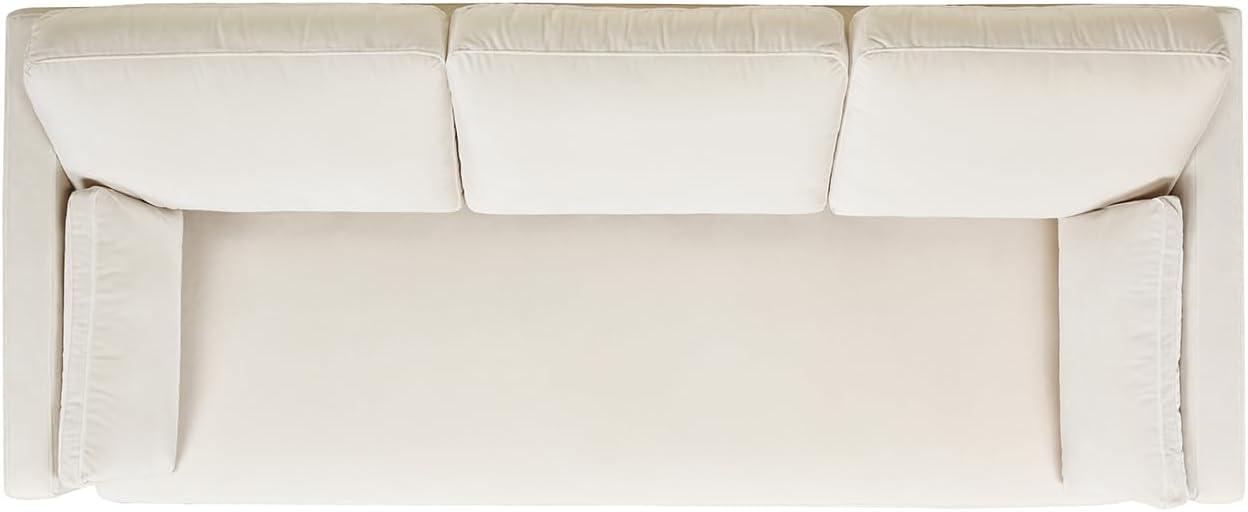 Jennifer Taylor Home Knox 84" Modern Farmhouse Sofa French Beige