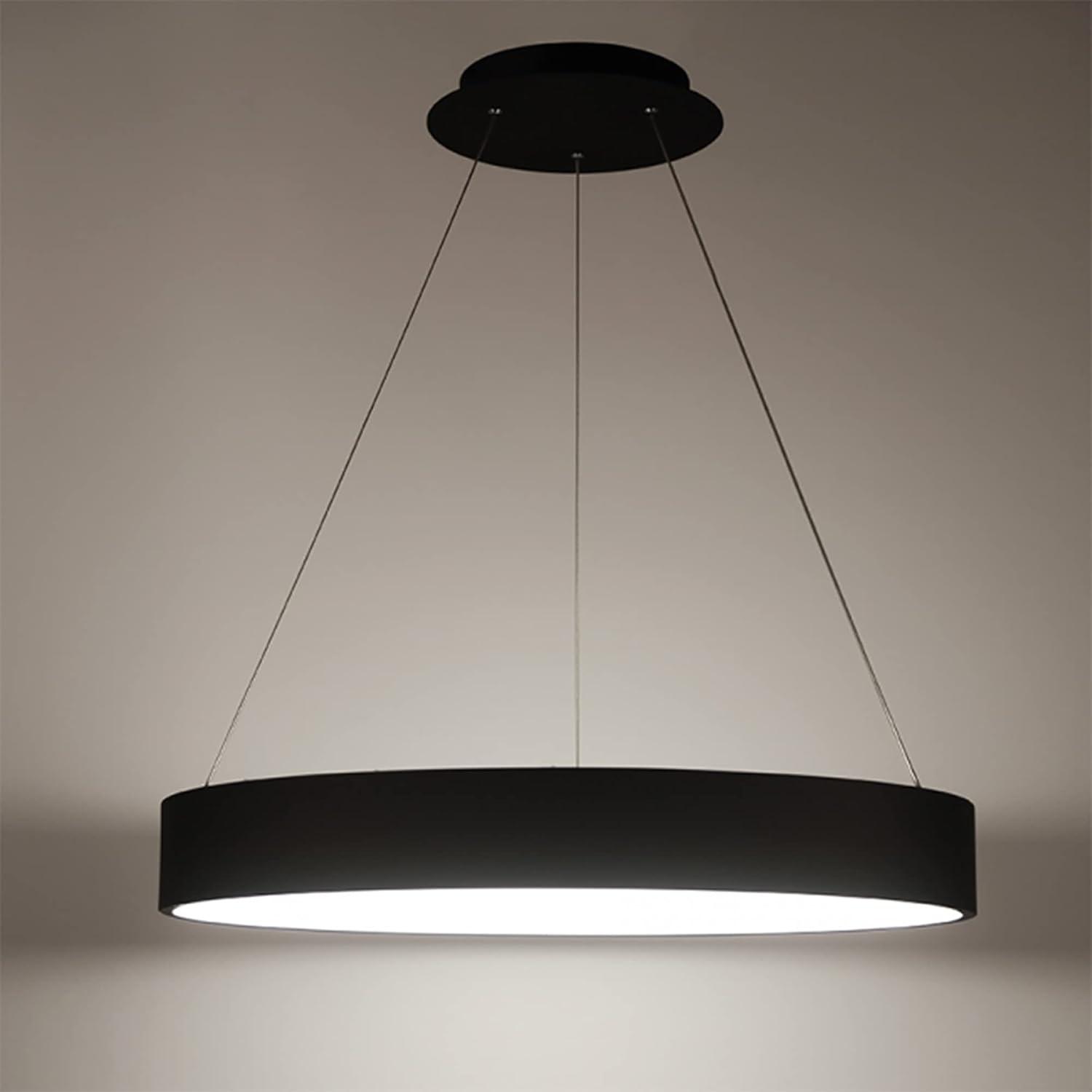 WAC Lighting Corso 32" LED 3000K Contemporary Aluminum Pendant in Black